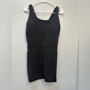 Black Sleeveless Romper